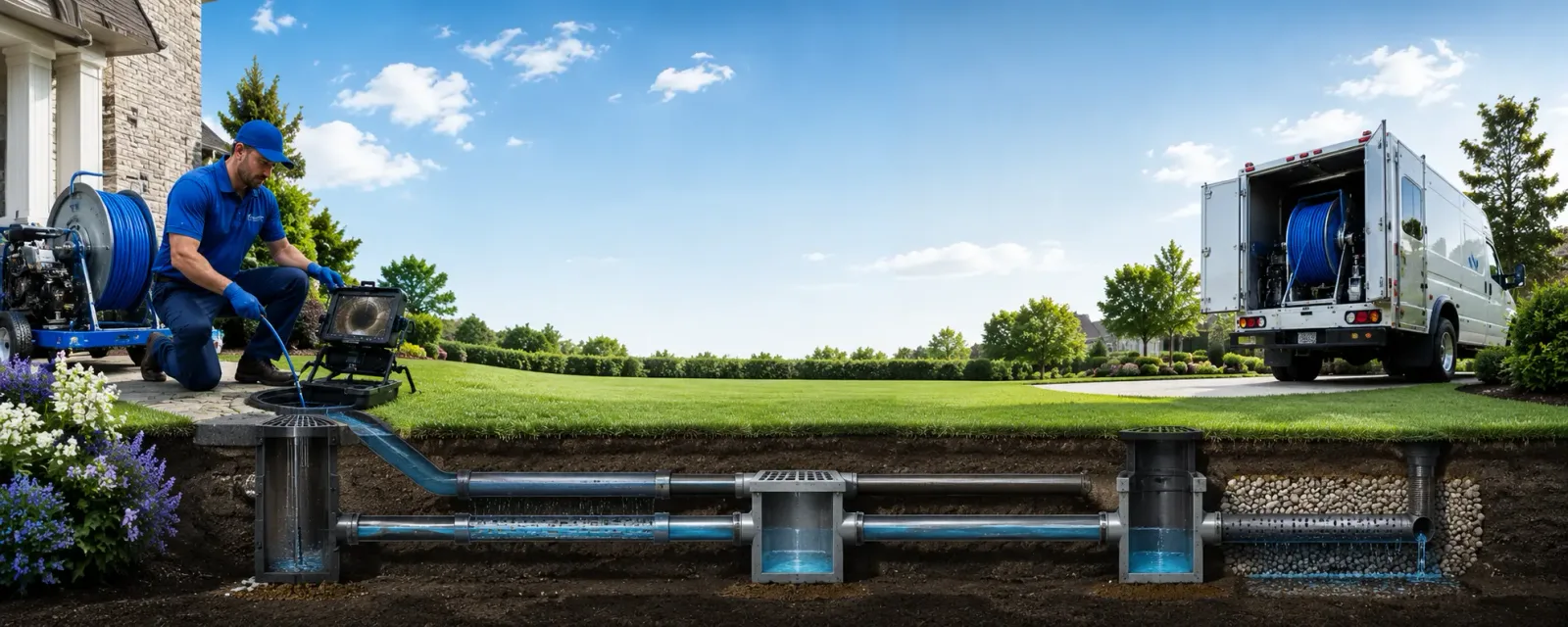 Outdoor drain cleaning information for Brazil, IN